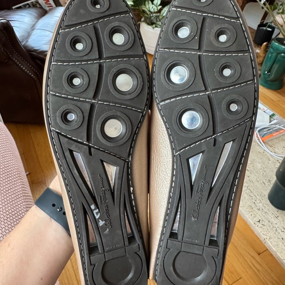 Salvatore Ferragamo Tan Leather Loafers - Picture 4 of 5